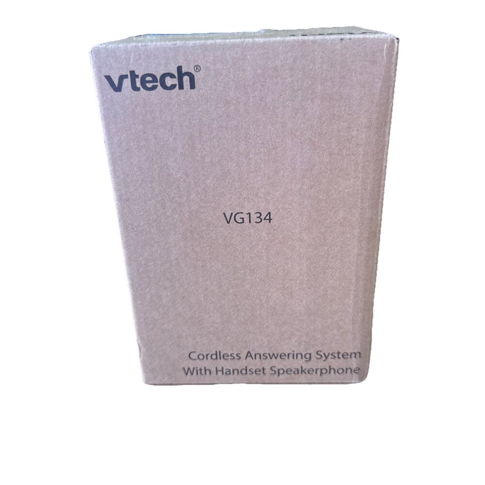 VTech Vg134 Cordless Phone White With Answering Machine New
